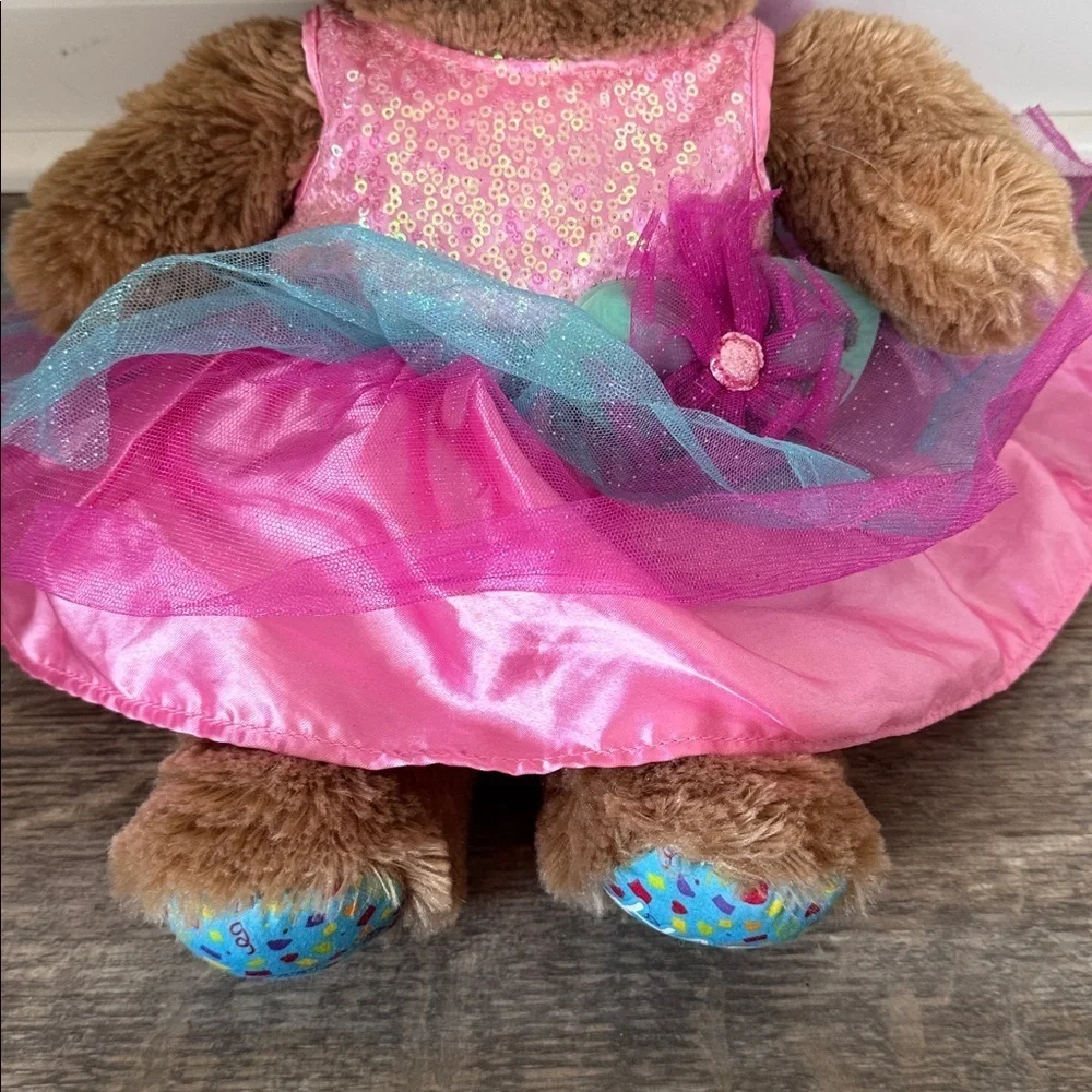 Build-A-Bear BallerinaSequins Dress - Happy Birthday Edition w/Lights Teddy Bear